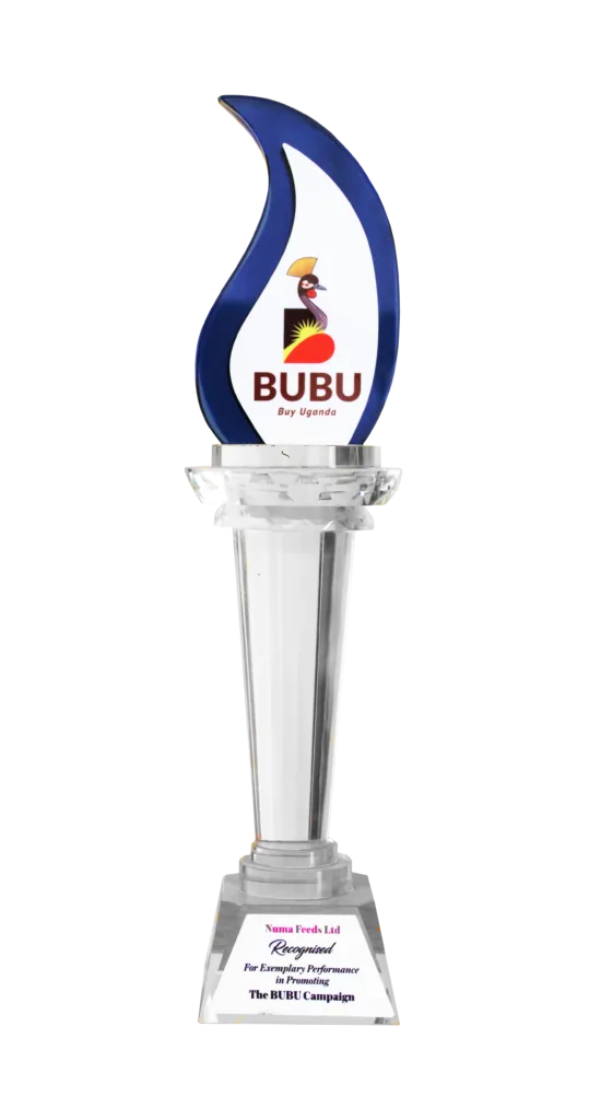 BUBU recognition trophy